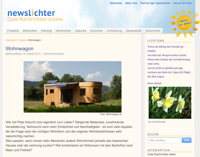 crowdfunding wohnwagon newslichter
