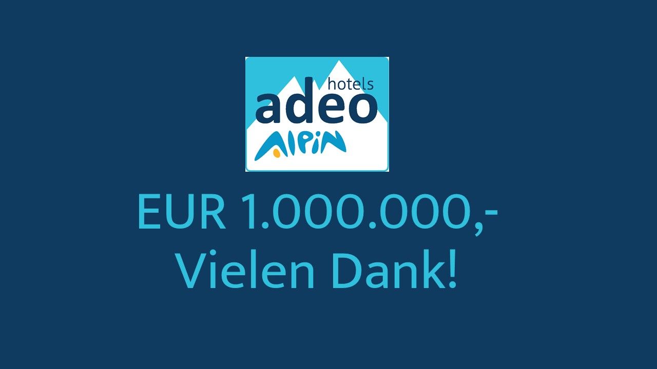 Crowdinvesting-Kampagne adeo ALPIN knackt 1 Mio-Euro-Schwelle