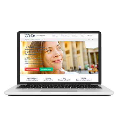 CONDA Crowdinvesting Crowdfunding Crowdinvesting mit CONDA